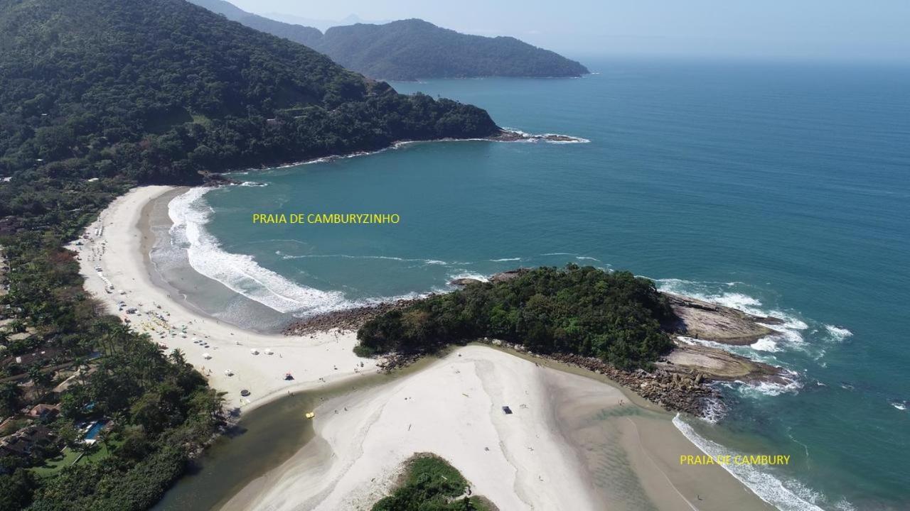 Vista Magica Na Praia De Camburizinho A Sao Sebastiao  Exteriér fotografie